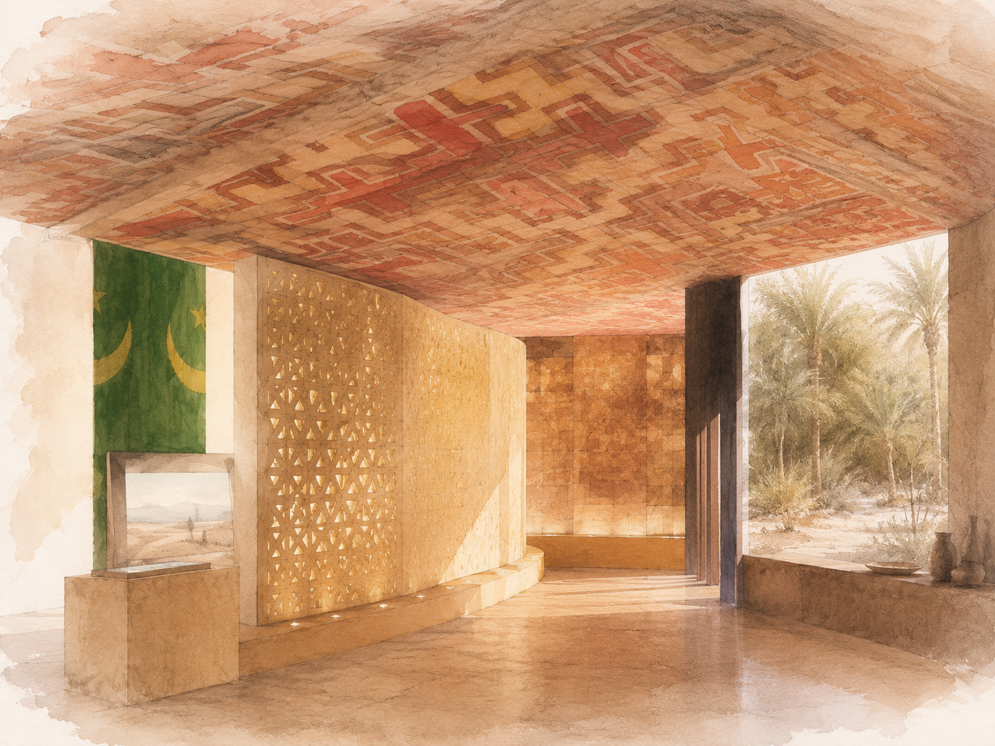Pavillon de la Mauritanie à l’Expo ZAR08
